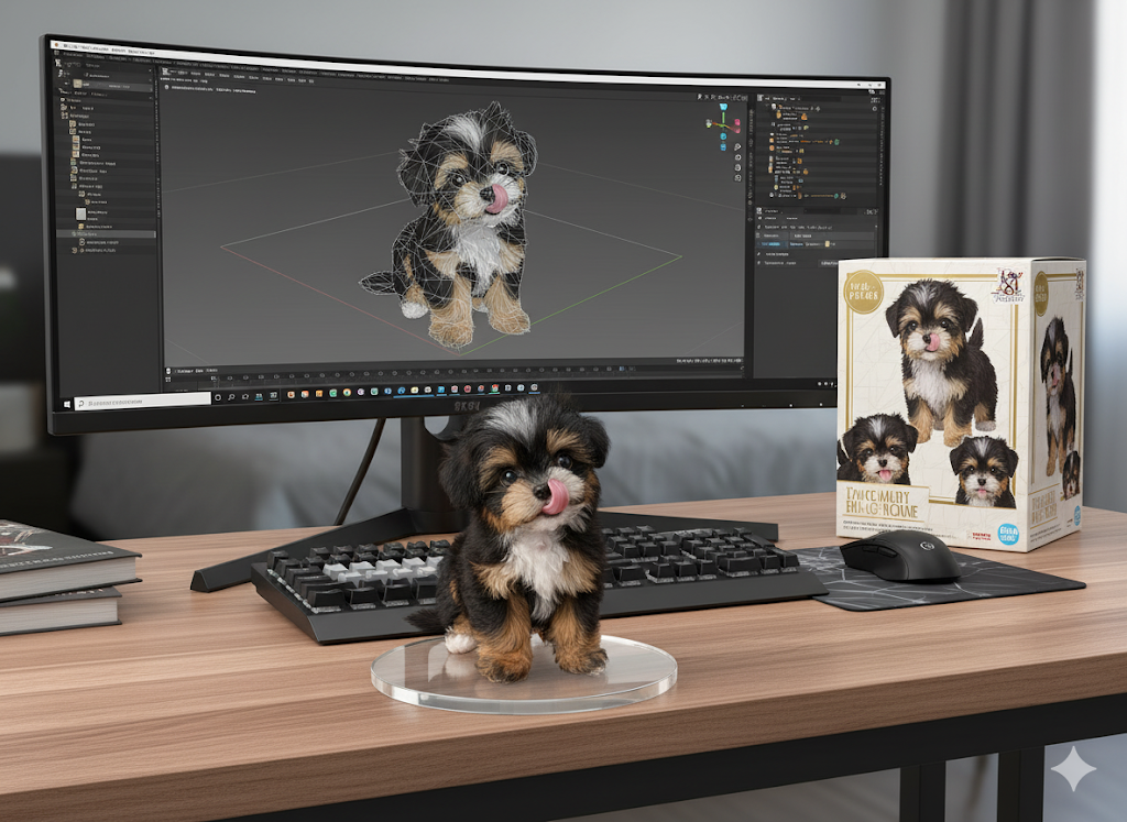 パルムちゃんのAIフィギア